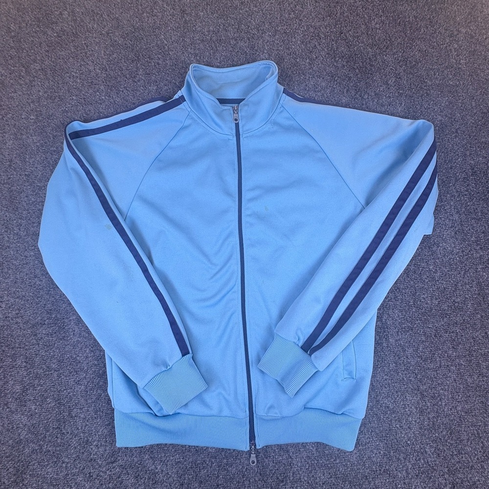 Blue Collar Ethic Track Jacket Mens Large Raglan Sleeve Full Zip Activewear